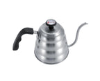 Stainless Steel Coffee Tea Pot, Drip Kettle with Gooseneck & Built-in Thermometer, 1.2L