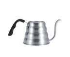 Stainless Steel Coffee Tea Pot, Drip Kettle with Gooseneck & Built-in Thermometer, 1.2L