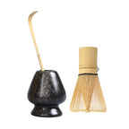 Matcha Whisk Ceremony Set (3pcs) - Whisk, Scoop, Tea Spoon & Bowl