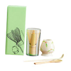 Matcha Tea Set - Bamboo Whisk, Handmade Scoop for Party or Gift Use