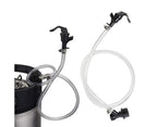 3/16 Inch Beer Line Liquid Ball Lock Assembly Kit for Home Brew Dispensing Keg-Black