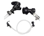 3/16 Inch Beer Line Liquid Ball Lock Assembly Kit for Home Brew Dispensing Keg-Black