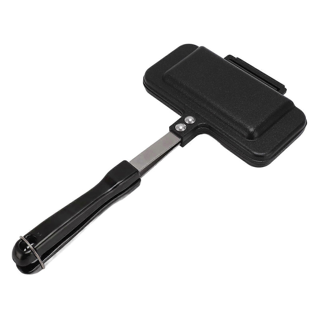Stovetop Waffle Pan - Portable Nonstick Aluminum Waffle Maker for Family Breakfast (Type A)