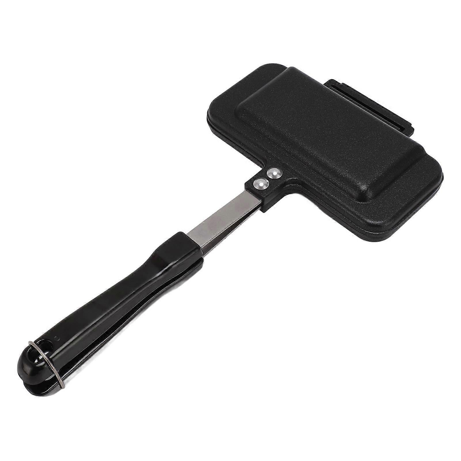 Stovetop Waffle Pan - Portable Nonstick Aluminum Waffle Maker for Family Breakfast (Type A)