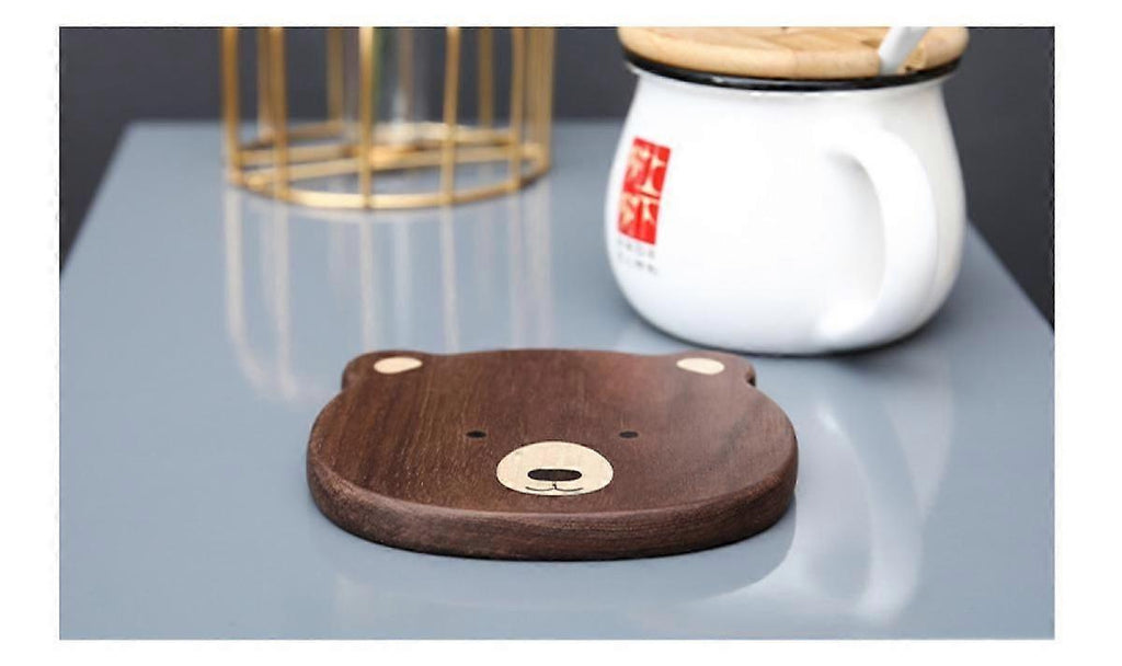 Wooden Drink Coasters for Glasses Tabletop Protection