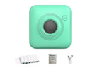 Mini Portable Label Printer Wireless Bluetooth Thermal Printer for Labels Boarding Pass Notes Photos - Green