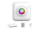 Mini Portable Label Printer Wireless Bluetooth Thermal Printer for Labels Boarding Pass Notes Photos - Green