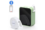 Bluetooth Label Maker Machine Wireless Thermal Label Printer Sticker Printer -Green