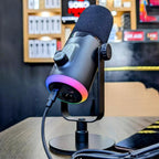RGB Dynamic Gaming Microphone XLR/USB Interface for PC Streaming Podcast Recording Style 2