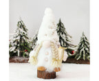 Luminous Faceless Xmas Doll-White