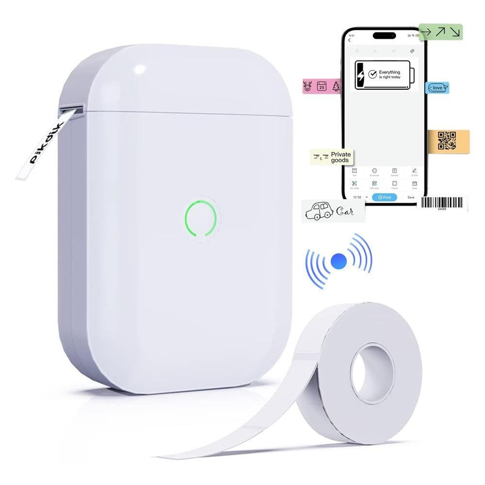 Portale Label Printer Wireless Bluetooth Label Maker Machine with Label Paper Green