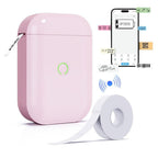 Portale Label Printer Wireless Bluetooth Label Maker Machine with Label Paper White
