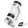 50X-300X Handheld Microscope with LED Lights Portable Pocket Zoom Silver