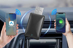 2 In-1 Wired To Wireless CarPlay Android Auto USB Car Dongle Connect Box