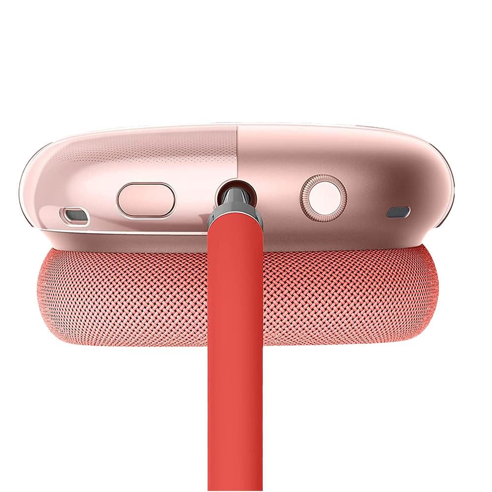 Case Cover for AirPods Max Headphones 2pcs Headphone Clear Case Shockproof Full Cover Protector for Apple AirPods Max -Pink