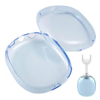 Case Cover for AirPods Max Headphones 2pcs Headphone Clear Case Shockproof Full Cover Protector for Apple AirPods Max -Green