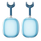 Case Cover for AirPods Max Headphones 2pcs Headphone Clear Case Shockproof Full Cover Protector for Apple AirPods Max -Blue
