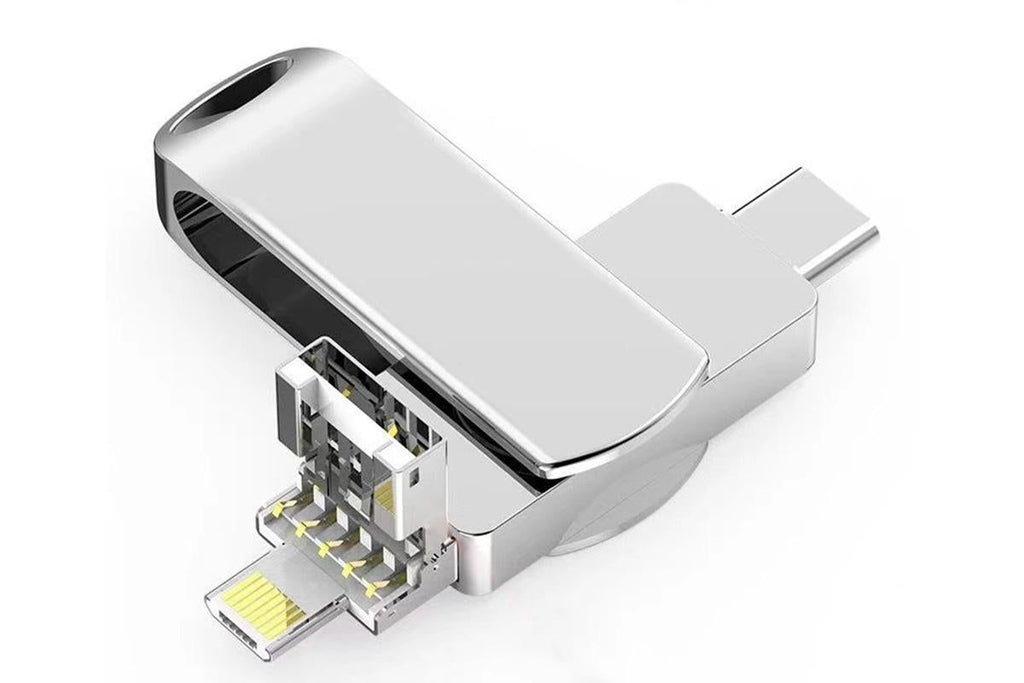 4 in 1 USB Flash Drive Photo Stick USB 3.0 Memory Stick Storage for Photos Backup -Rotating USB Flash Drive 4GB