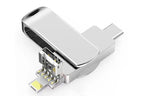 4 in 1 USB Flash Drive Photo Stick USB 3.0 Memory Stick Storage for Photos Backup -Rotating USB Flash Drive 8GB