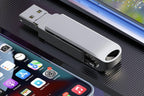 4 in 1 USB Flash Drive Photo Stick USB 3.0 Memory Stick Storage for Photos Backup -Rotating USB Flash Drive 16GB