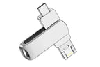 4 in 1 USB Flash Drive Photo Stick USB 3.0 Memory Stick Storage for Photos Backup -Rotating USB Flash Drive 16GB