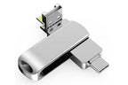 4 in 1 USB Flash Drive Photo Stick USB 3.0 Memory Stick Storage for Photos Backup -Rotating USB Flash Drive 256GB