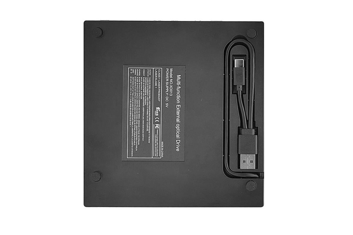 External CD/DVD Drive USB 3.0 Ultra-Slim Portable Burner Writer Compatible with Mac Os Windows 11 10 7