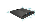 External CD/DVD Drive USB 3.0 Ultra-Slim Portable Burner Writer Compatible with Mac Os Windows 11 10 7