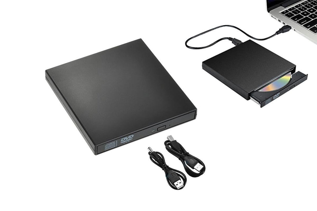 External CD RW Writer Player Protable USB 2.0 Drive for Laptop Notebook PC Desktop Computer-Silver