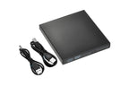 External CD RW Writer Player Protable USB 2.0 Drive for Laptop Notebook PC Desktop Computer-Black
