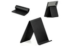 Portable Silicone Phone Stand Desk Holder for Office Travel Airplane-Black