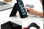 Portable Silicone Phone Stand Desk Holder for Office Travel Airplane-Black
