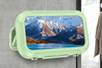 Waterproof Anti-Fog Rotating Shower Phone Holder for Bathroom-Light Green