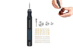 Electric Micro Engraver Pen DIY Engraving Tool Kit Cordless Portable Rechargeable Engraving Pen-Silver