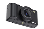 4K Digital Camera Flip Screen Autofocus for Vlogging Photography Beginners-Black