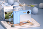 4K Digital Camera 2.4 Inch 1080P 48MP Entry Level Students Camera with 8 Times Zoom Built-in Music Games for Teens Christmas Gift-Blue