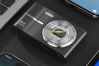 Digital Camera 4K Screen Video Camera With 32GB Memory Card-Black