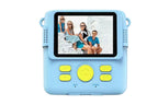 Instant Print Camera for Kids Zero Ink Print Photo Camera with 32G TF Card-Blue