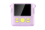 Instant Print Camera for Kids Zero Ink Print Photo Camera with 32G TF Card-Purple