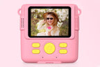Instant Print Camera for Kids Zero Ink Print Photo Camera with 32G TF Card-Pink