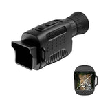 Night Vision Monocular Binoculars 4K IR Digital Telescope for Adult Hunting Camping-Black
