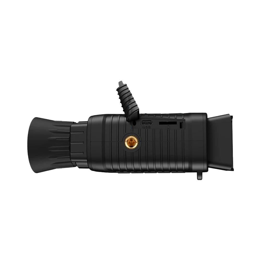 Night Vision Monocular Binoculars 4K IR Digital Telescope for Adult Hunting Camping-Black