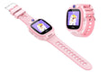 4G Smart Phone Watch Dual Positioning Alarm Water-Resistant Smart watch-Pink