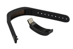 Digital Sports Watch Pedometer Vibrating Alarm Wristband - Black