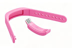 Digital Sports Watch Pedometer Vibrating Alarm Wristband - Pink