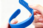 Digital Sports Watch Pedometer Vibrating Alarm Wristband - Blue