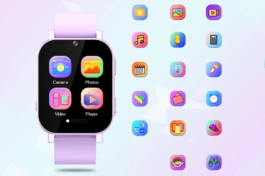 Smart Game Watch 30 Educational Games Word Learning for Boys Girls-Purple