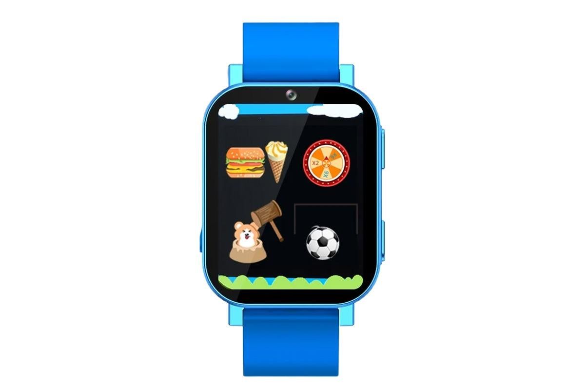Smart Game Watch 30 Educational Games Word Learning for Boys Girls-Blue