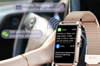 Smart Watch Women Fitness Tracker Sport Bracelet for Android iOS Phones-Gold