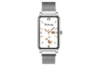 Smart Watch Women Fitness Tracker Sport Bracelet for Android iOS Phones-Silver